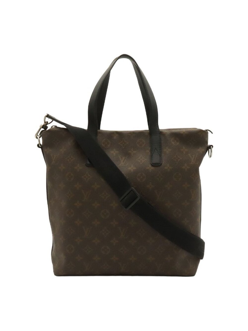 Louis Vuitton Monogram Macassar Kitan Tote 2-Way Shoulder Bag